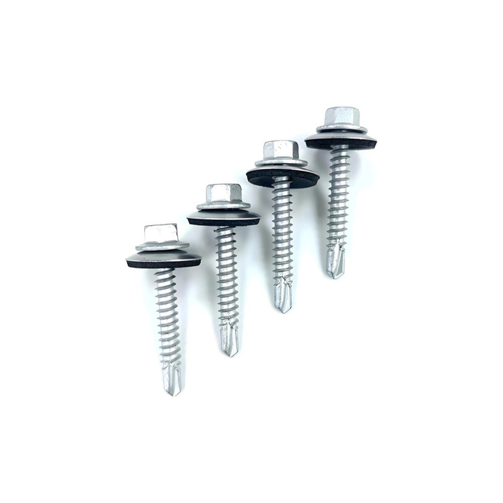 Hex Head Self-drilling Screws with Composite Washers